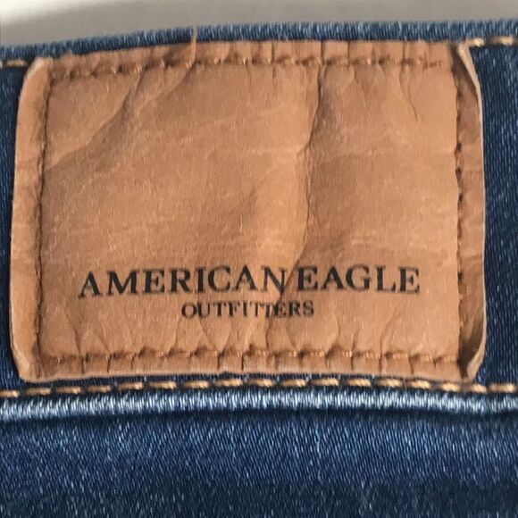 AMERICAN EAGLE Super Stretch X Jean Jegging Womens 4 SHORT Denim Leggings PETITE - Picture 5 of 12